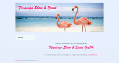 Desktop Screenshot of flamingo-show-event.com